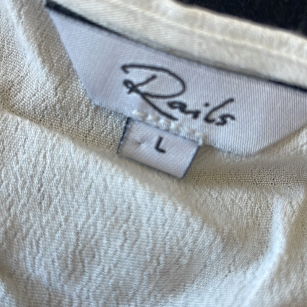 Rails Grapefruit Print Wrap Dress, L - image 4